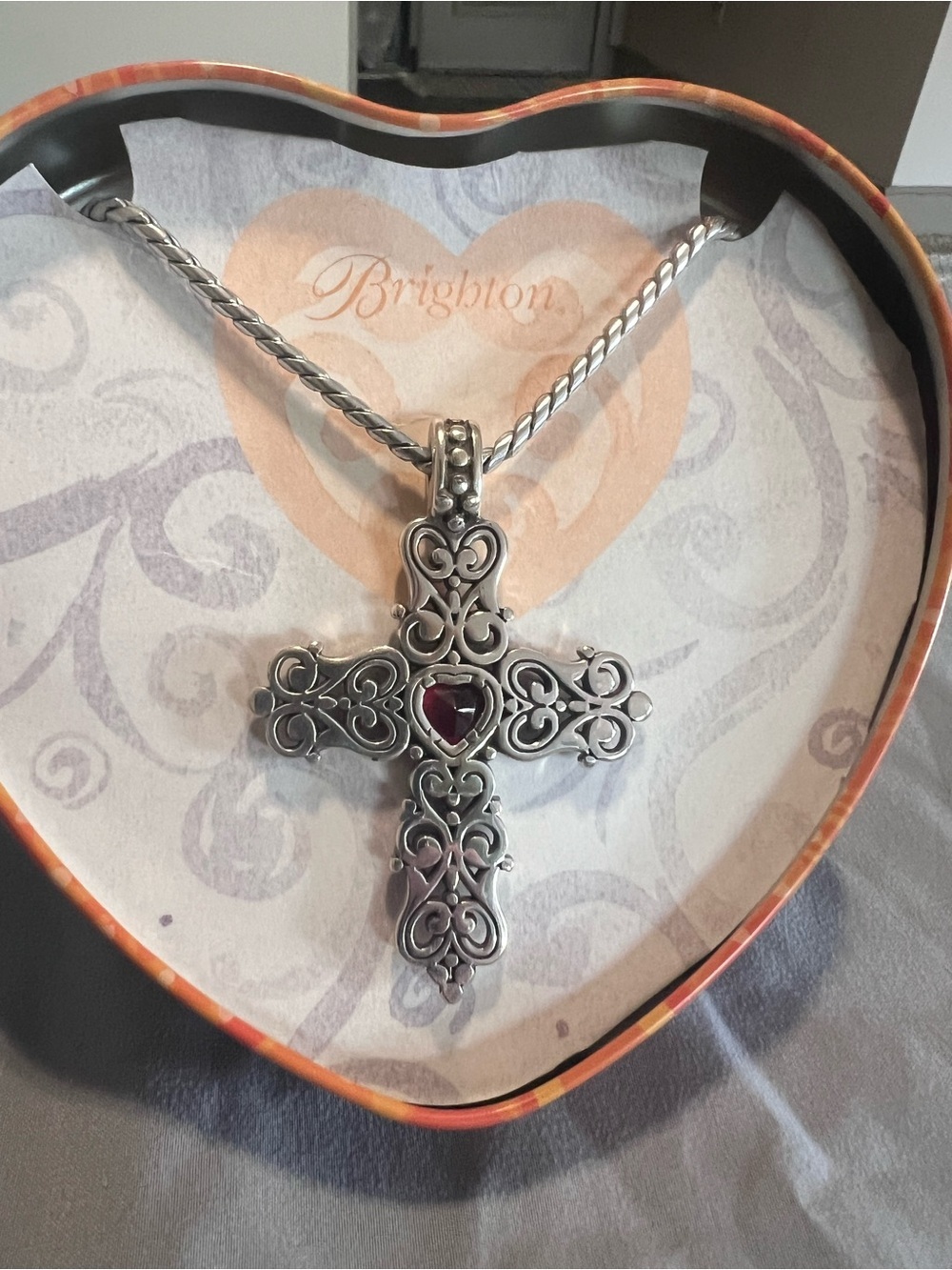Brighton Endless Love Cross Necklace